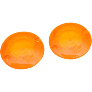 DRAG SPECIALTIES Replacement Turn Signal Lenses for Dressers - FLHT - Amber 2020-0637