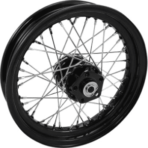 DRAG SPECIALTIES Replacement Laced Wheel -40 Spoke-Front/Rear-Black-16x3 0203-0666