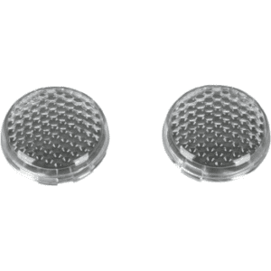 DRAG SPECIALTIES Deuce-Style LED Turn Signal Kit — Lens - Clear - Honeycomb 2020-0282