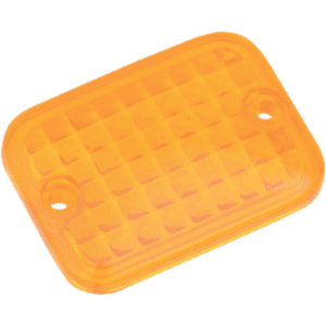 DRAG SPECIALTIES Rectangular Marker Lights — Lens - Amber 2040-0301