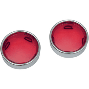 DRAG SPECIALTIES Deuce Style Deep-Dish Bezels - Red 2020-0549