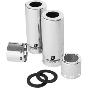 PROGRESSIVE SUSPENSION Chrome Shock Cover Kit 30-5027C