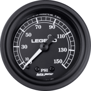 LEGEND SUSPENSION Fairing Mounted LED Backlit PSI Gauges - Black 2212-0484