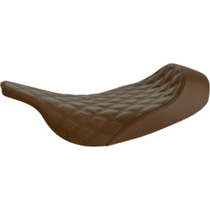 SADDLEMEN Renegade Lattice Stitch Solo Seat - Brown - FL '97-'07 897-07-002BLS