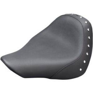 SADDLEMEN Renegade™ Solo Seats - Black - Studded - FL/FX '18-'23 818-27-001