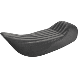 SADDLEMEN Knuckle Solo Seat - Ribbed - Black 897-06-0023