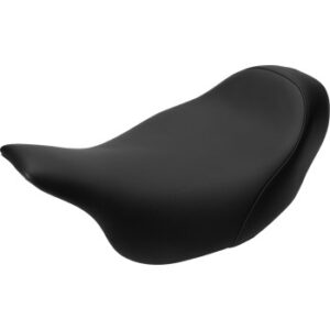 SADDLEMEN Super Slammed Solo Seat - Solo - Black - '08-'23 FLH/FLT 808-07B-002S3