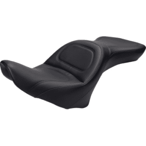 SADDLEMEN Explorer™ Seat - Without Backrest - Stitched - Black - FLSTF '07-'17 806-12-0291