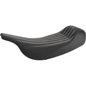 SADDLEMEN Knuckle Solo Seat - Ribbed - Black 897-07-0023