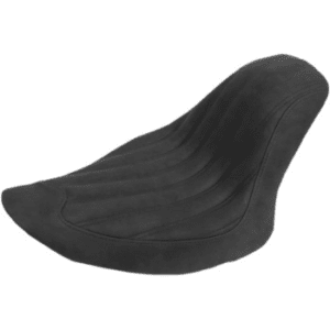 SADDLEMEN Knuckle Solo Seat - Ribbed - Black - FB 806-12-0023