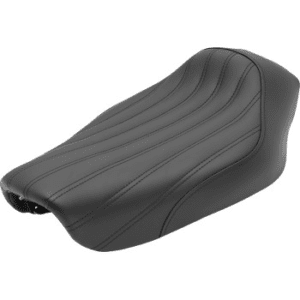 SADDLEMEN Knuckle Solo Seat - Ribbed - Black - FXD '04-'05 804-04-0023