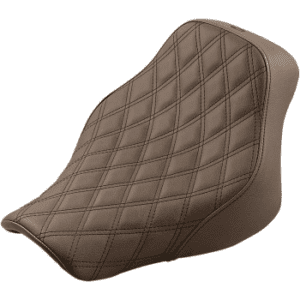 SADDLEMEN Renegade Lattice Stitch Solo Seat - Brown - FL '18-'20 818-33-002BLS