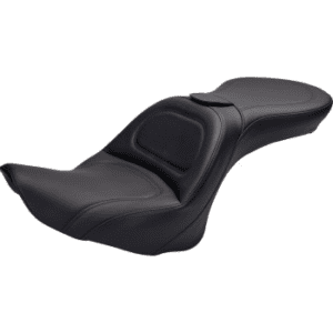 SADDLEMEN Explorer™ Seat - With Backrest - Stitched - Black - FL/FX '06-'17 806-12-030