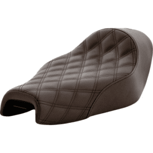 SADDLEMEN Renegade Lattice Stitch Solo Seat - Brown - XL '04-'20 807-03-002BLS