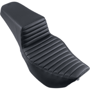 SADDLEMEN Step-Up Seat — Front Tuck-n-Roll - Black - FLHR/FLHX 897-06-171