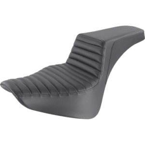 SADDLEMEN Step-Up Seat — Front Tuck-n-Roll - Black 818-33-171