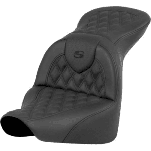 SADDLEMEN RoadSofa™ Seat - Lattice Stitch - without Driver Backrest - FLFB/FXBR '18-'24 818-27-182