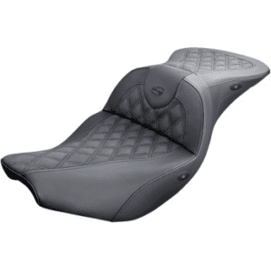 SADDLEMEN Roadsofa™ Lattice Stitch Heated Seat I14-07-182HCT